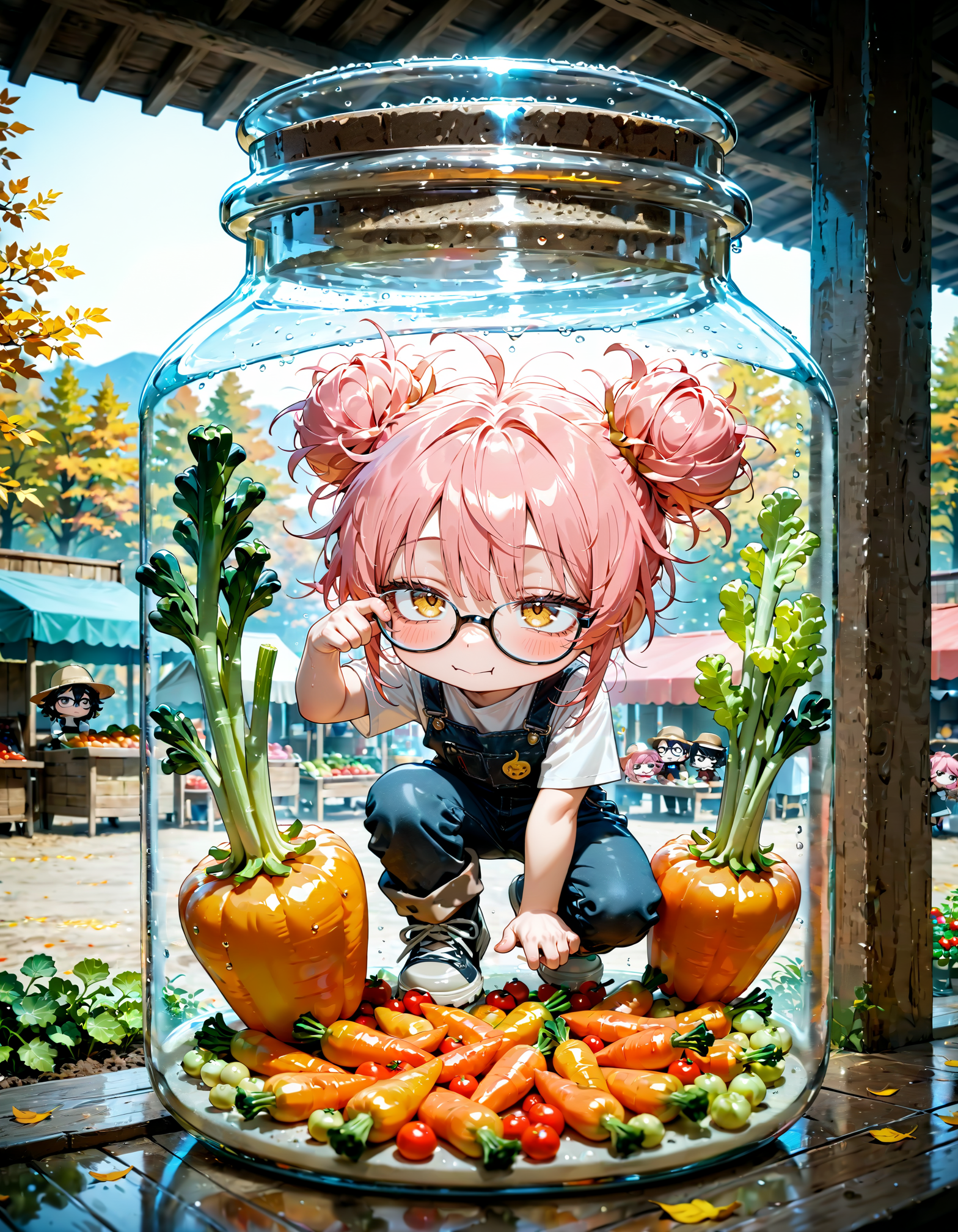 今日は何の日？　直売所（ファーマーズマーケット）の日 | の人気AIイラスト・グラビア