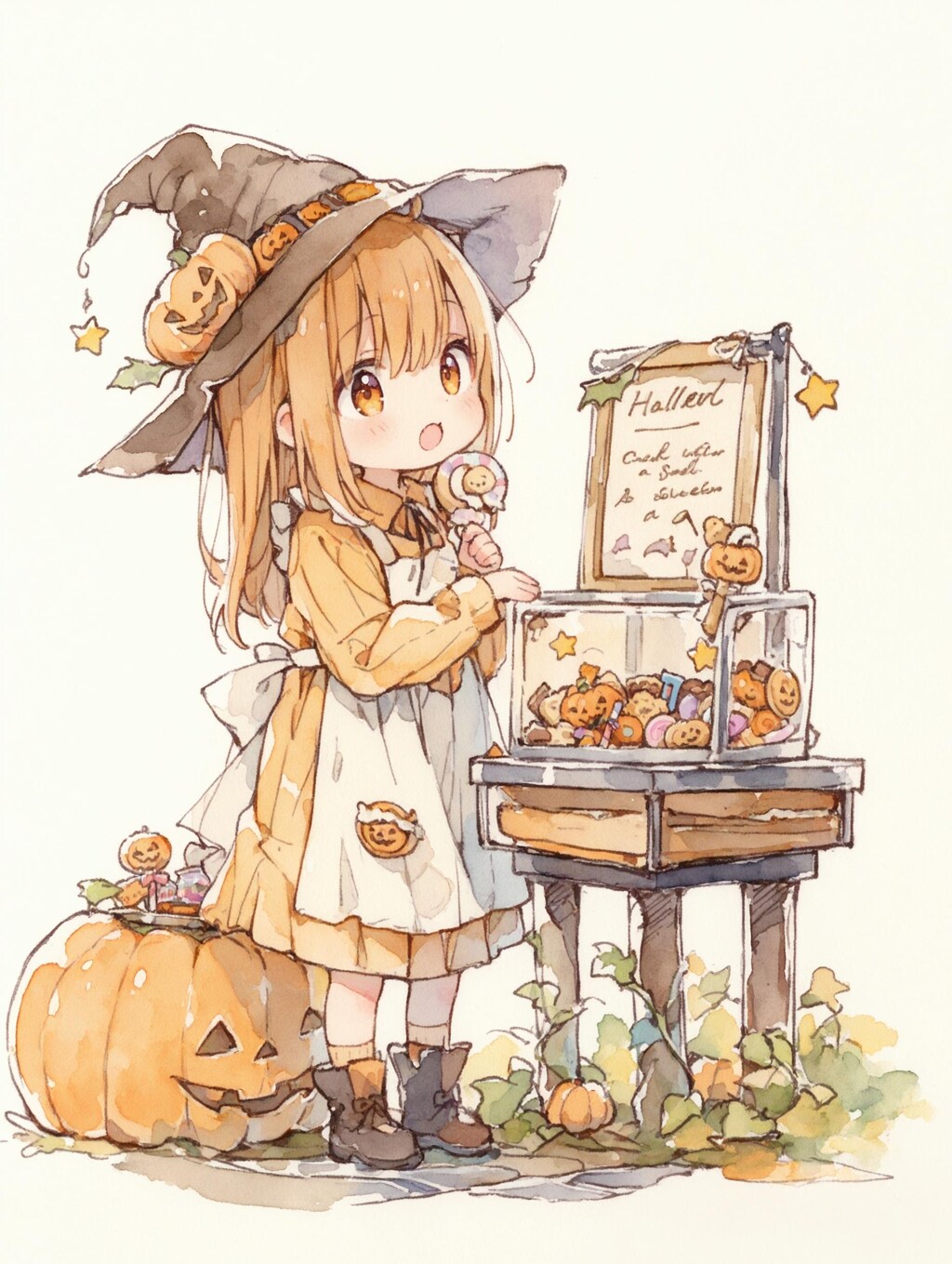 お菓子売りの少女