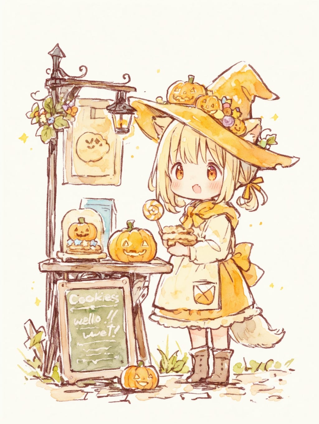 お菓子売りの少女