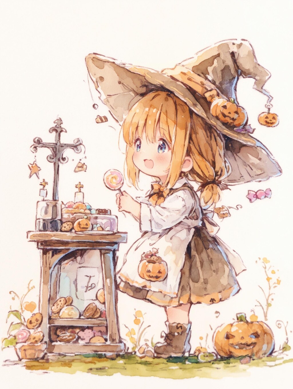 お菓子売りの少女