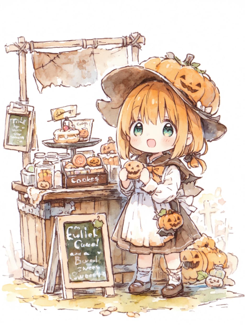 お菓子売りの少女