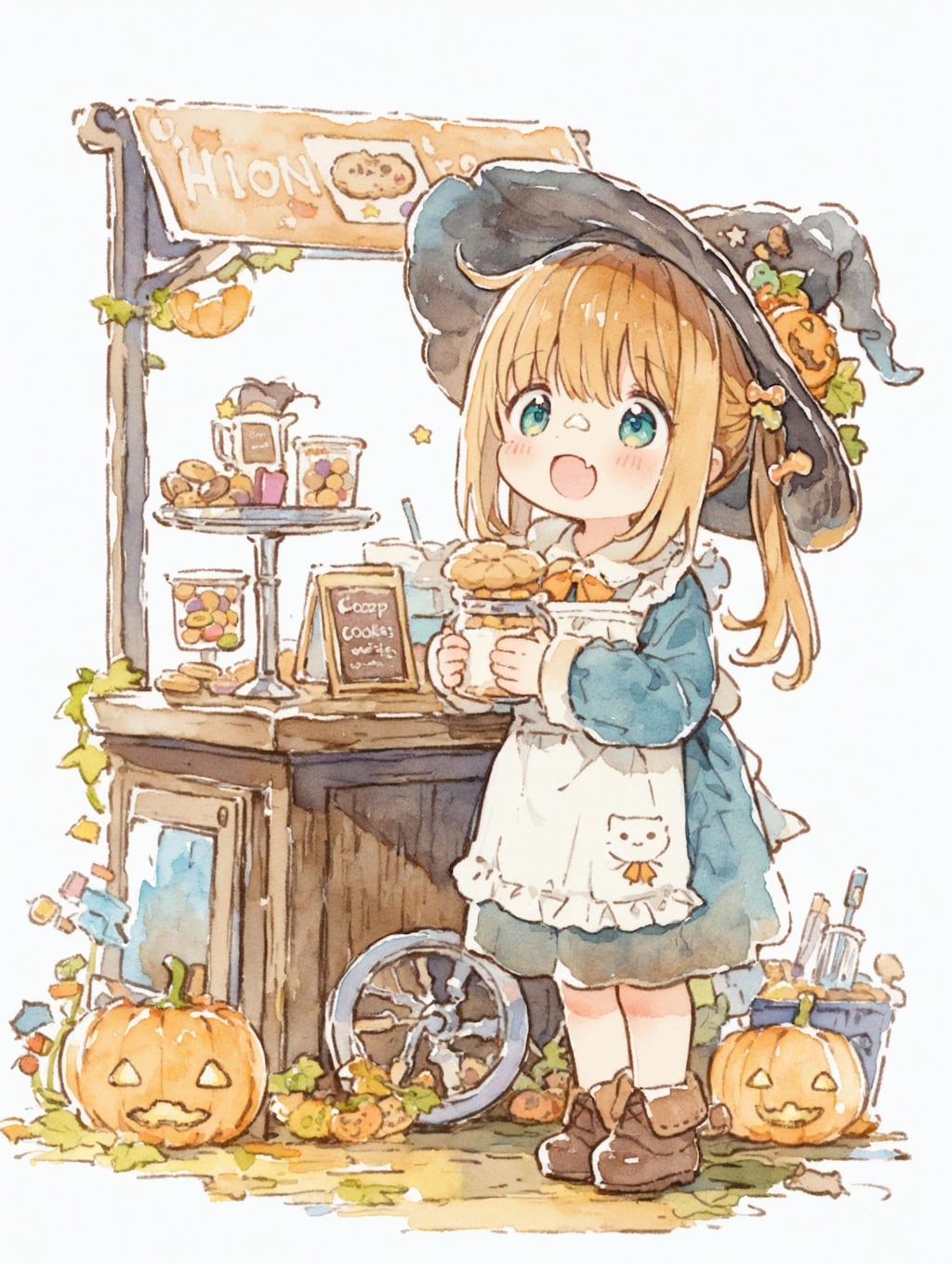 お菓子売りの少女