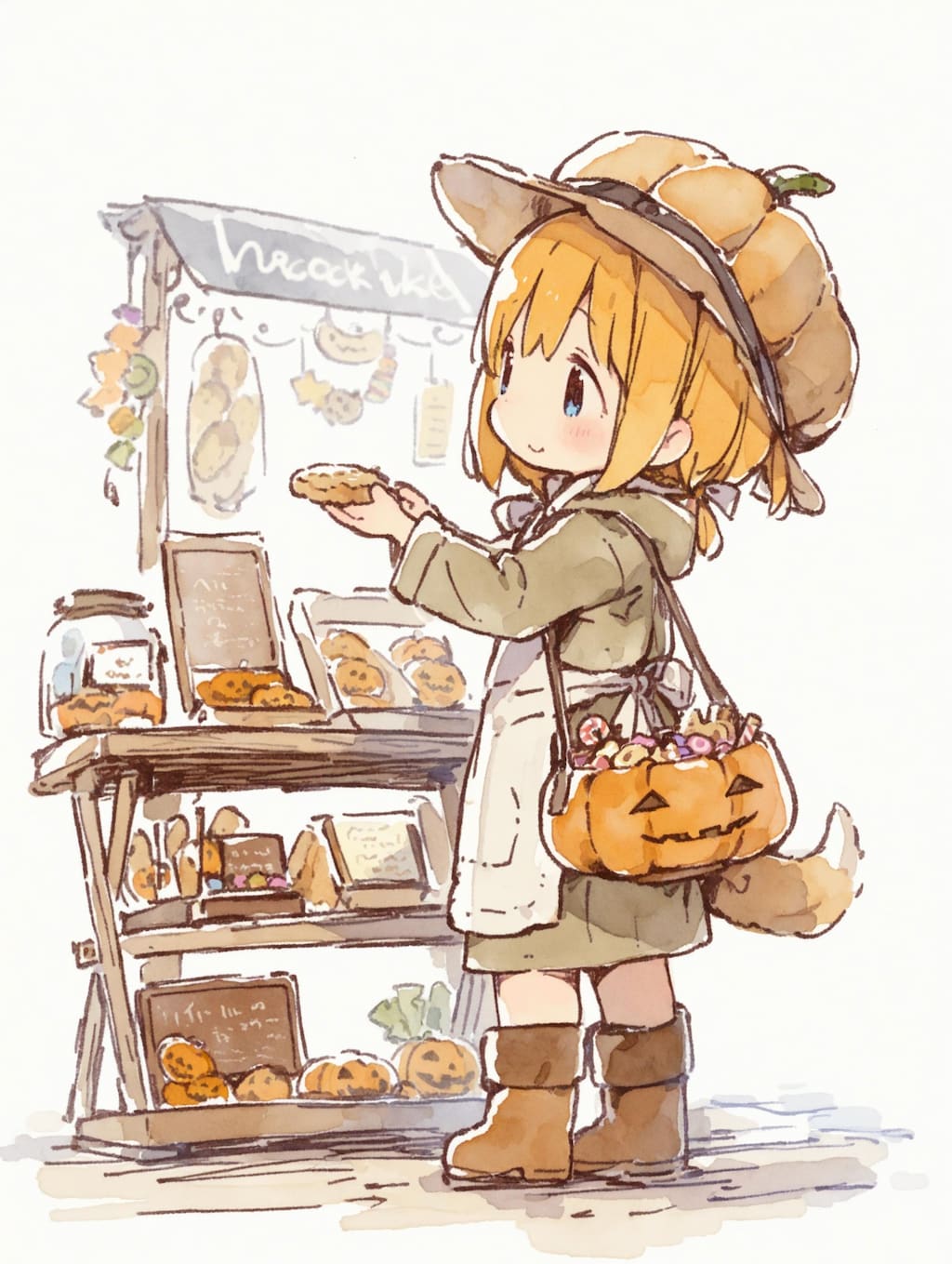 お菓子売りの少女