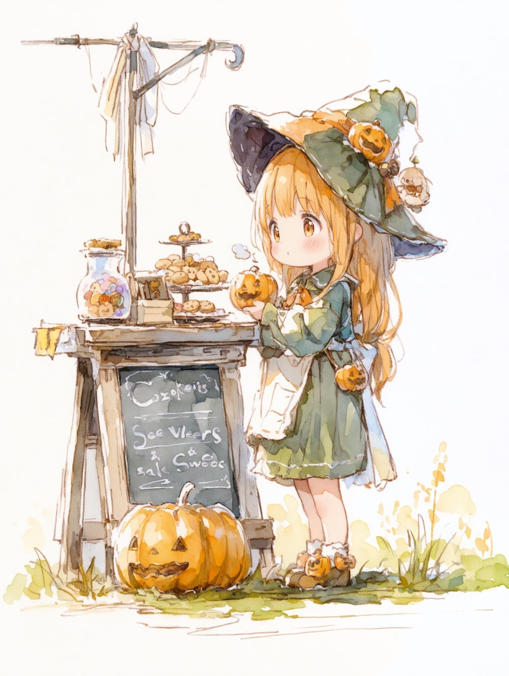 お菓子売りの少女