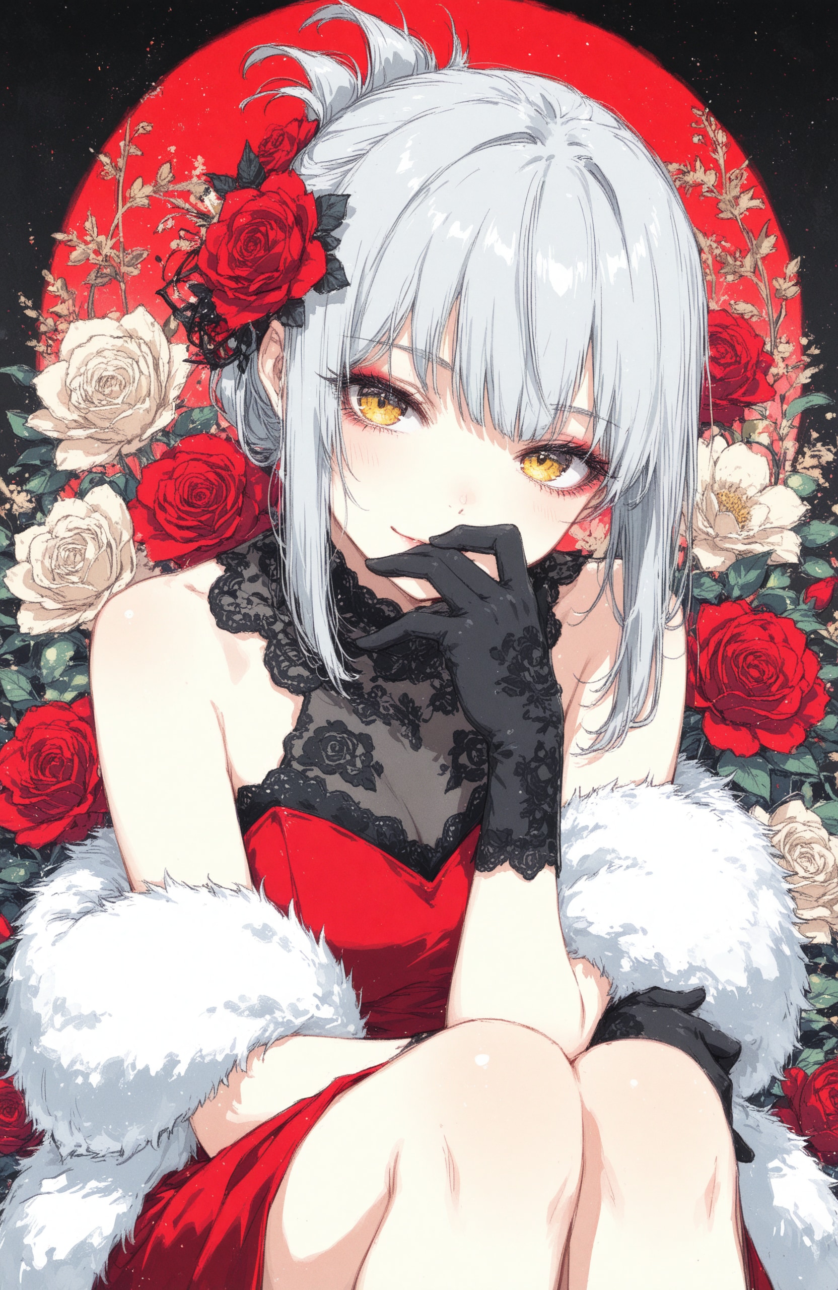 看板娘　red | の人気AIイラスト・グラビア
