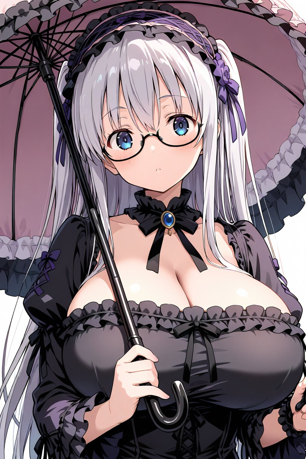 銀髪眼鏡ゴシックさん