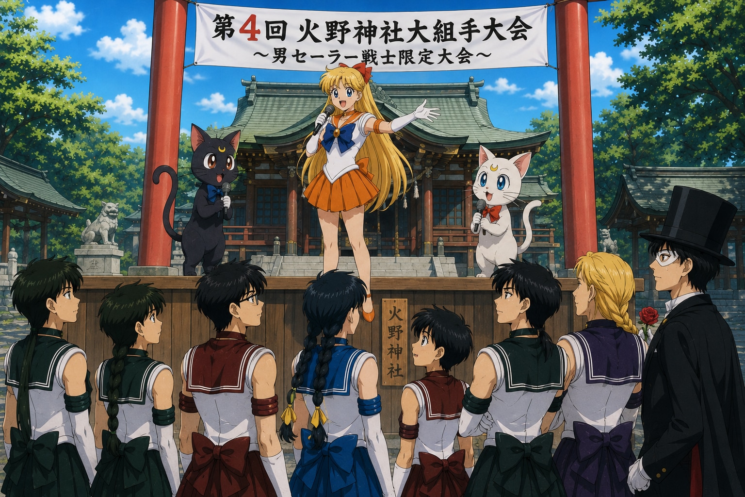 第4回 火野神社大組手大会　対戦カード発表 | の人気AIイラスト・グラビア