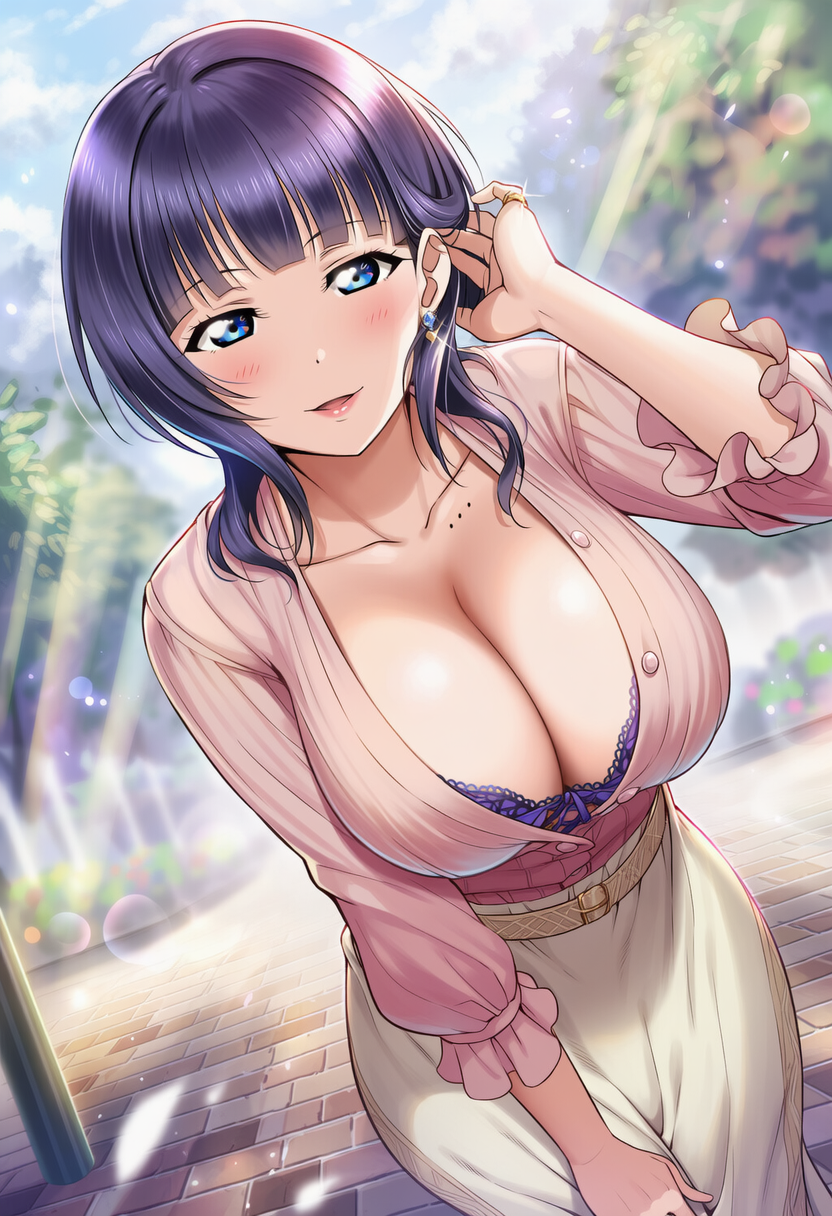 【朝香果林】夫の精を搾り取る⋯♡♡