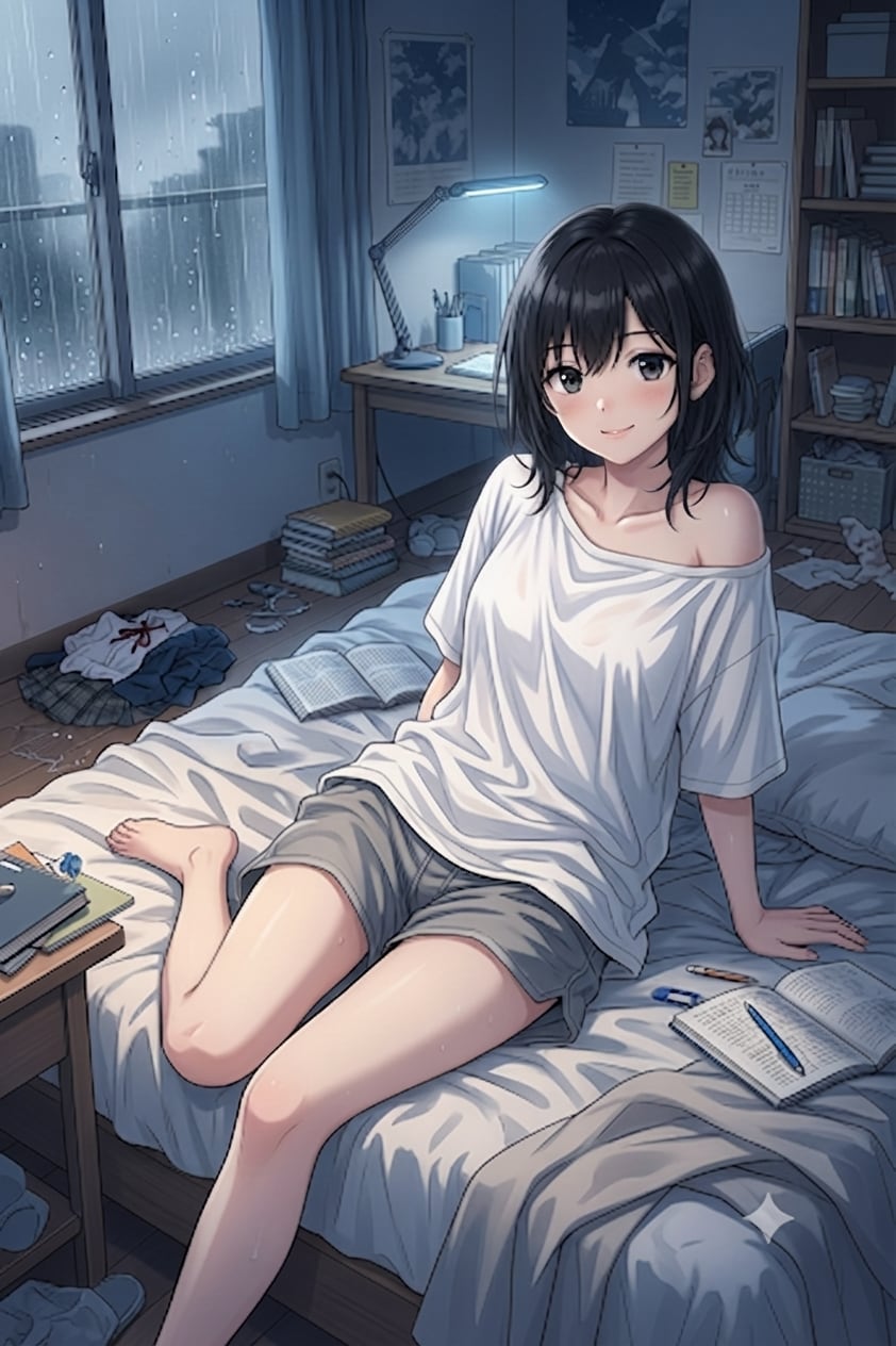 今日泊まっていい？