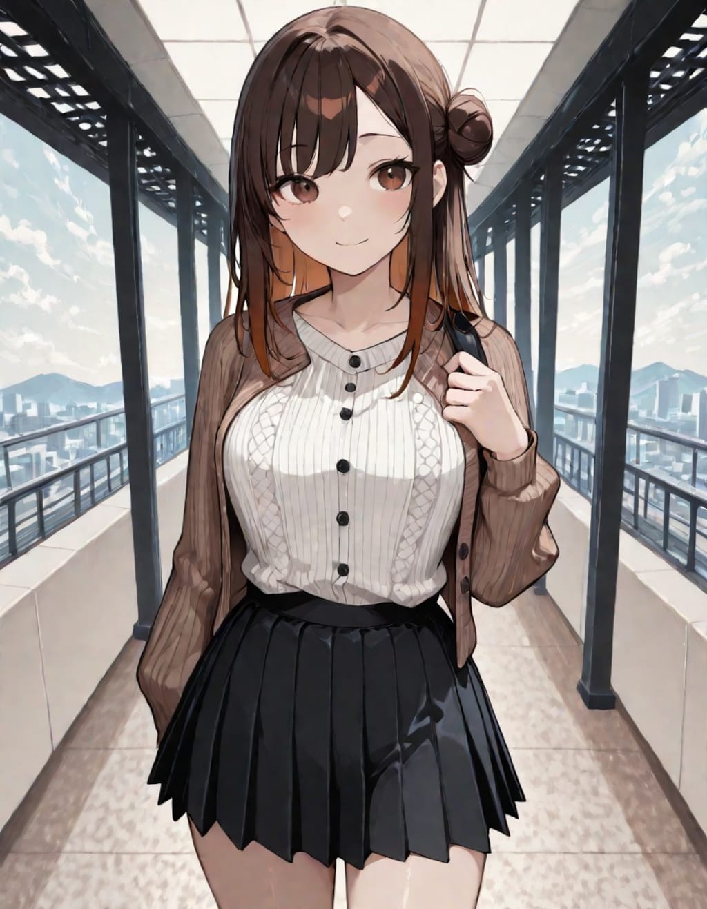 この通路はちょっと怖い