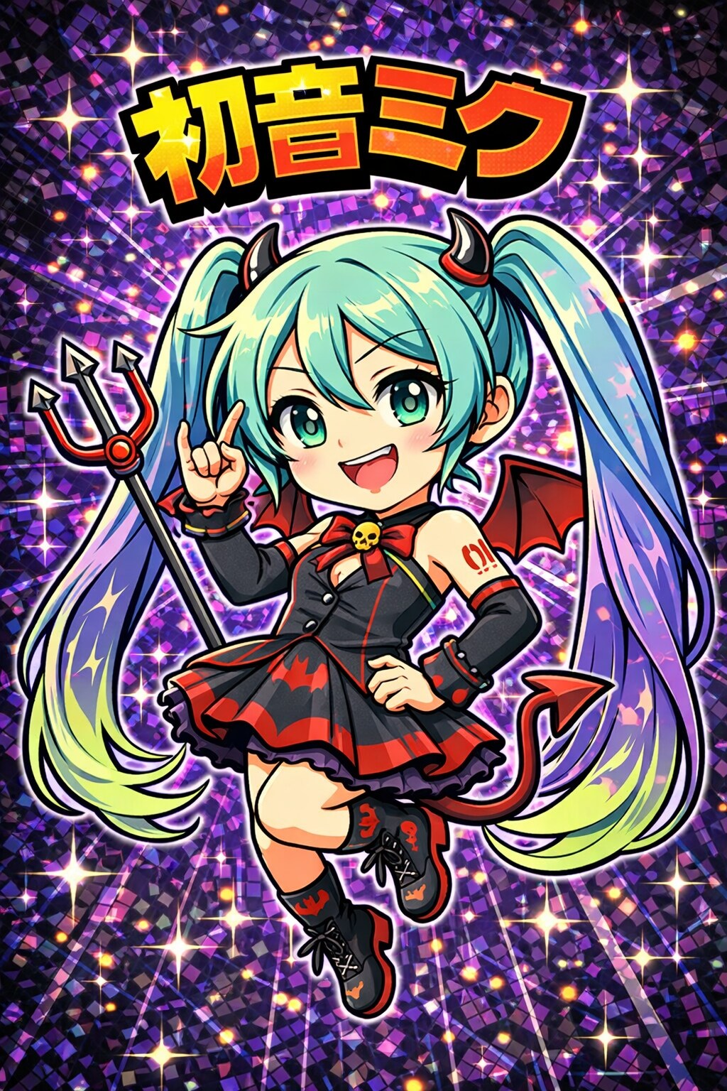 レトロナーススタイル/ミク＆初音ミク・悪魔ミクVer