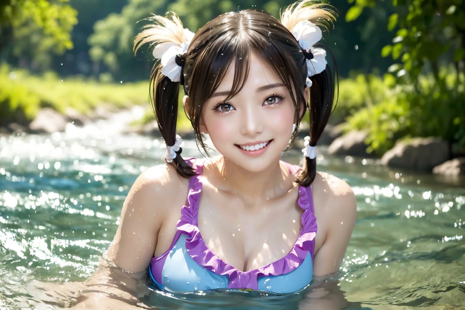 川遊び