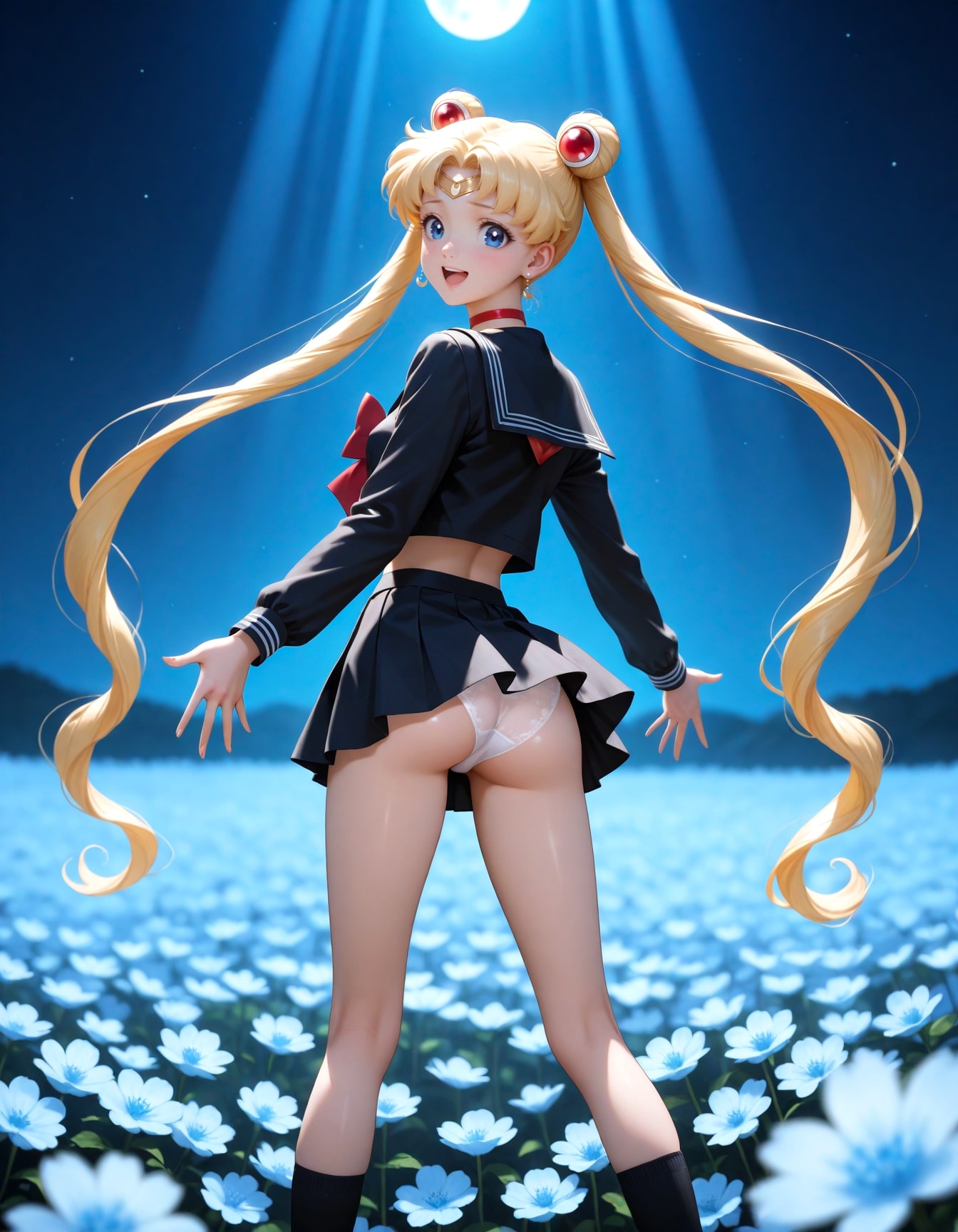 セーラームーン・パンチラ
