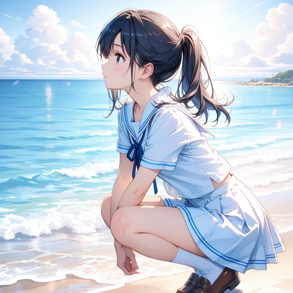 海風に