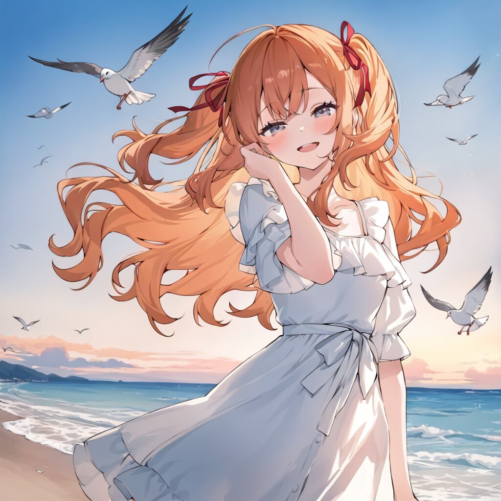海岸にて