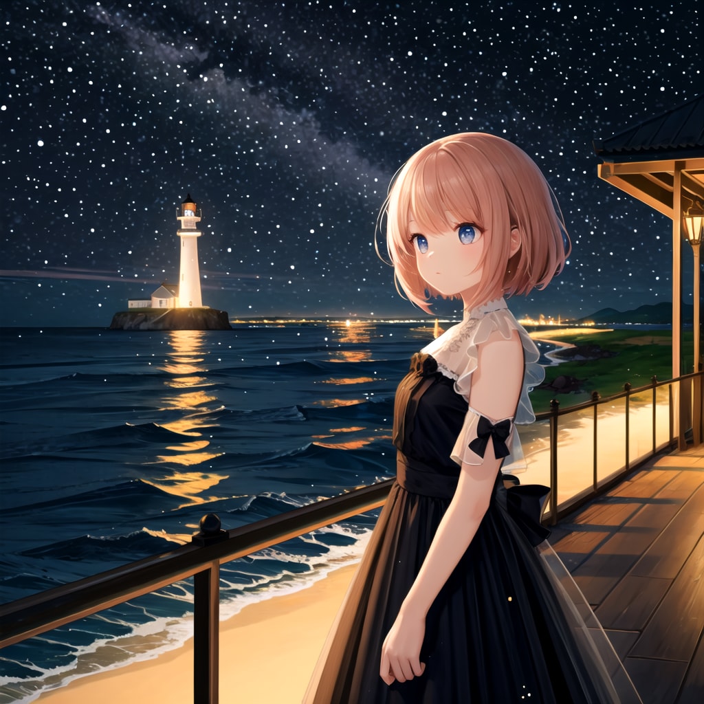 夜の海
