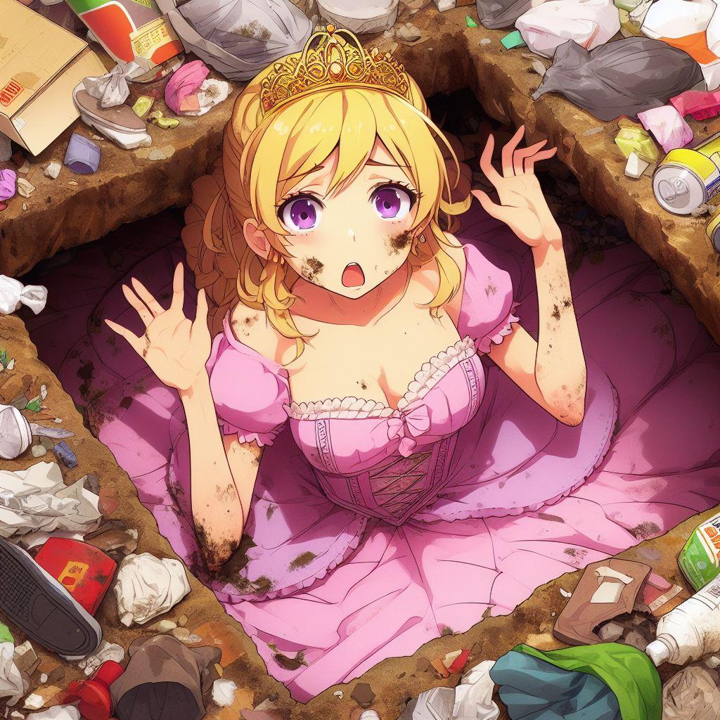 ゴミ捨て場にぶち込まれた姫2