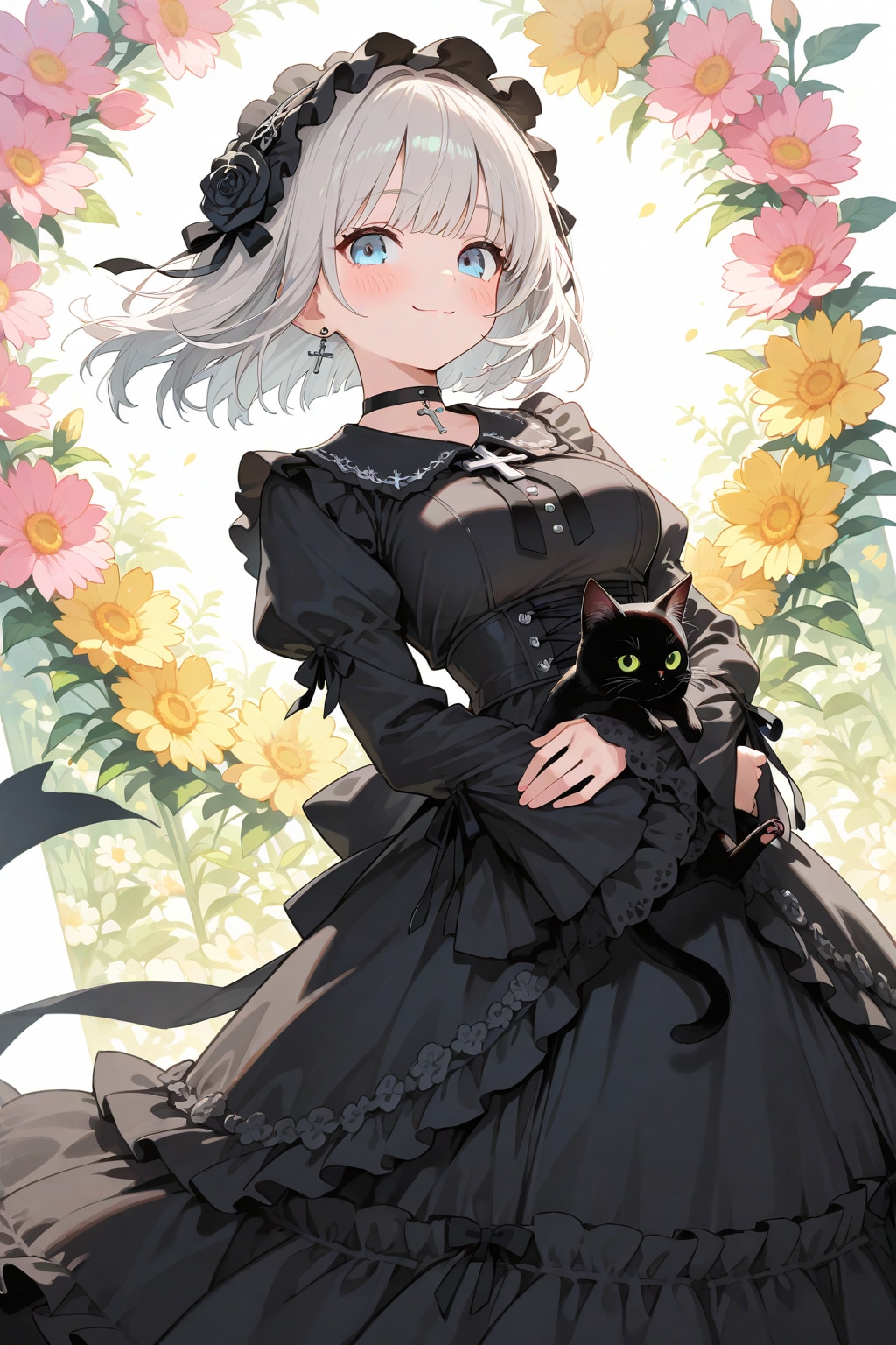 王道ゴスロリ銀姫様 | の人気AIイラスト・グラビア