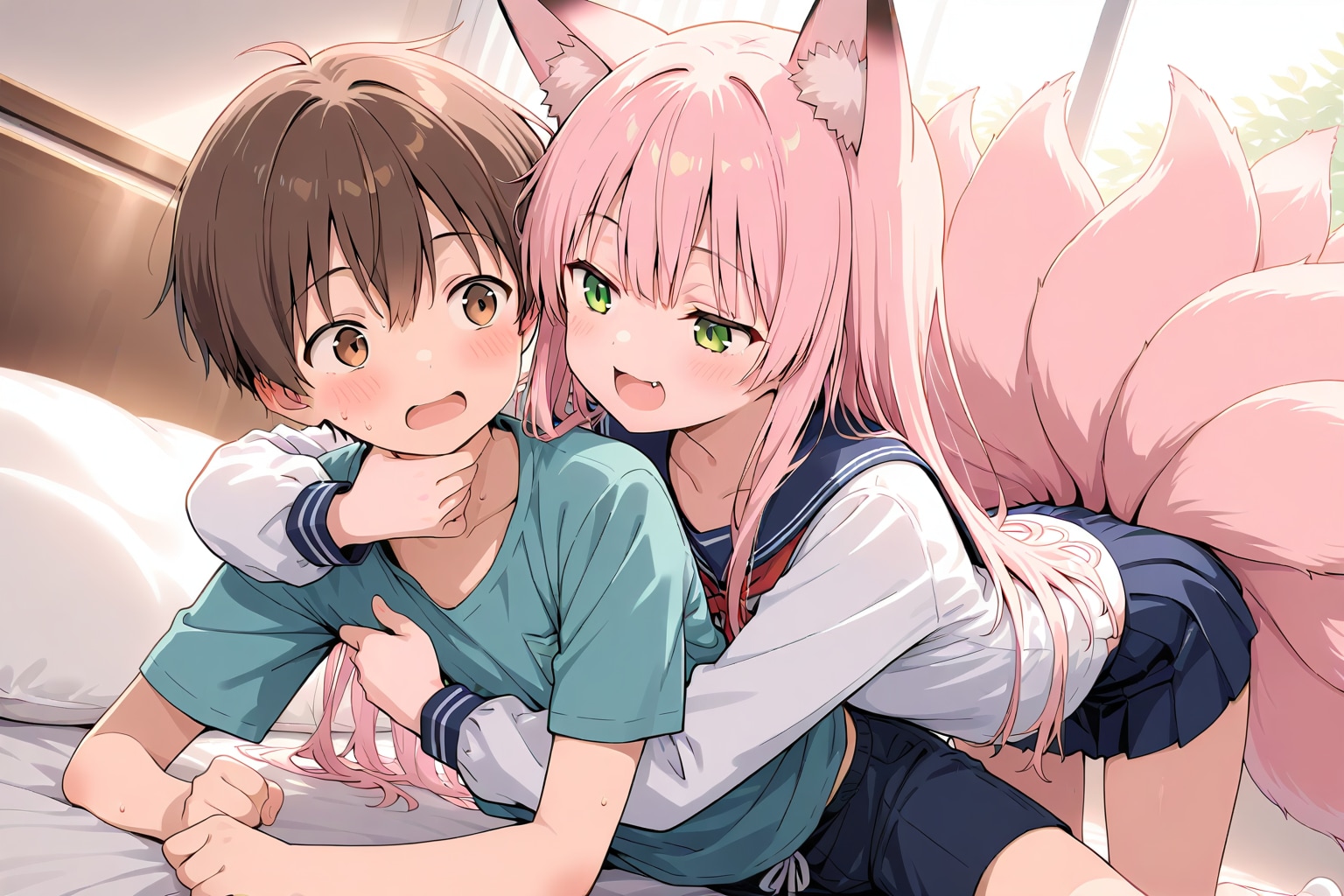 つーかまーえたっ | の人気AIイラスト・グラビア