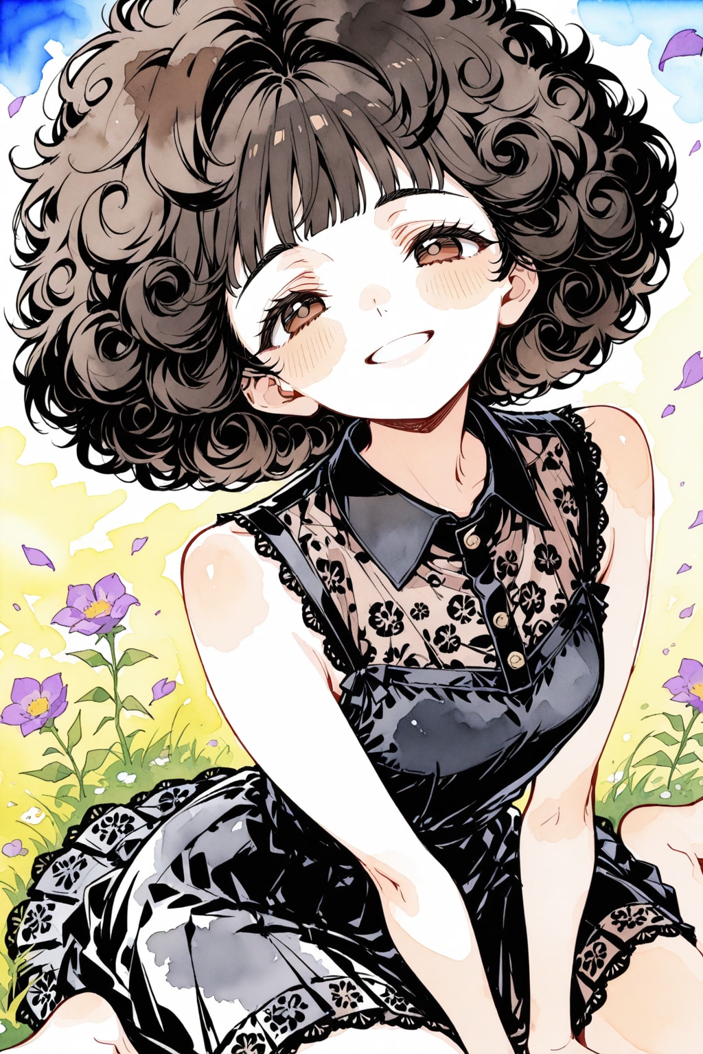 (水彩)アフワさんチャレンジ