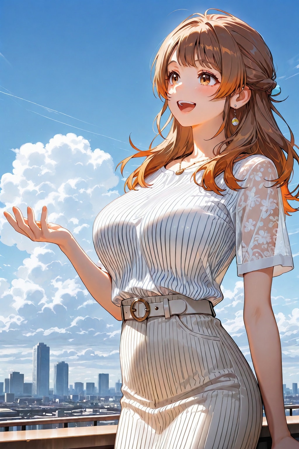 玲奈さんの夏コーデ