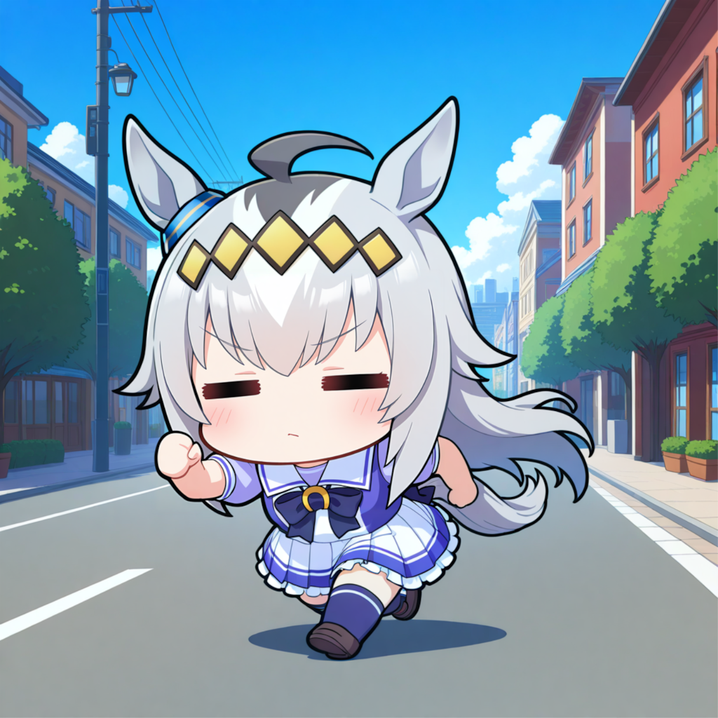 オグリん、食べ放題へ走る