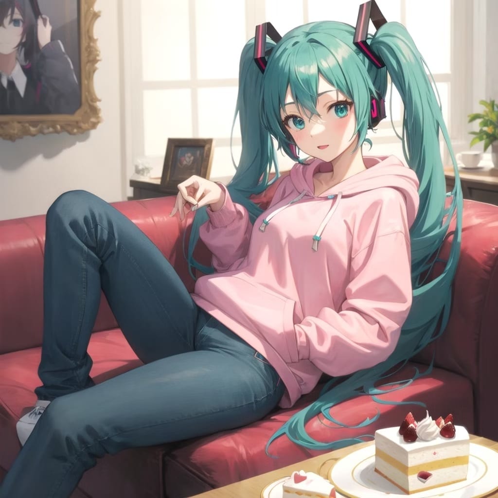 油断しているポーズ