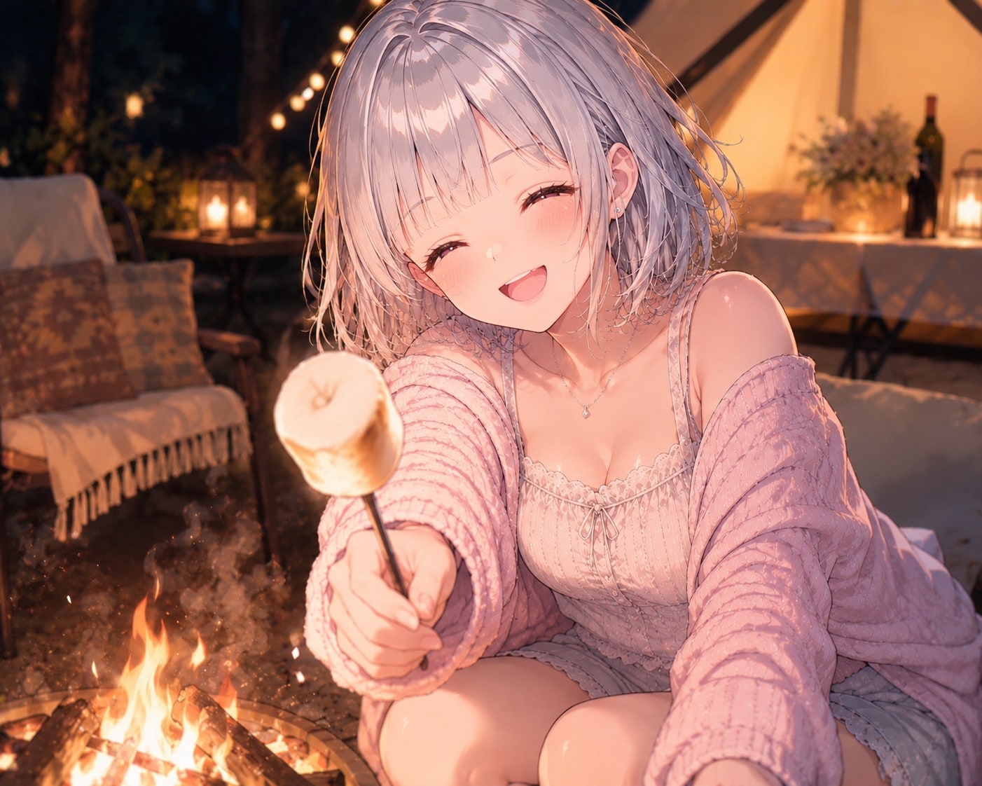 焚き火