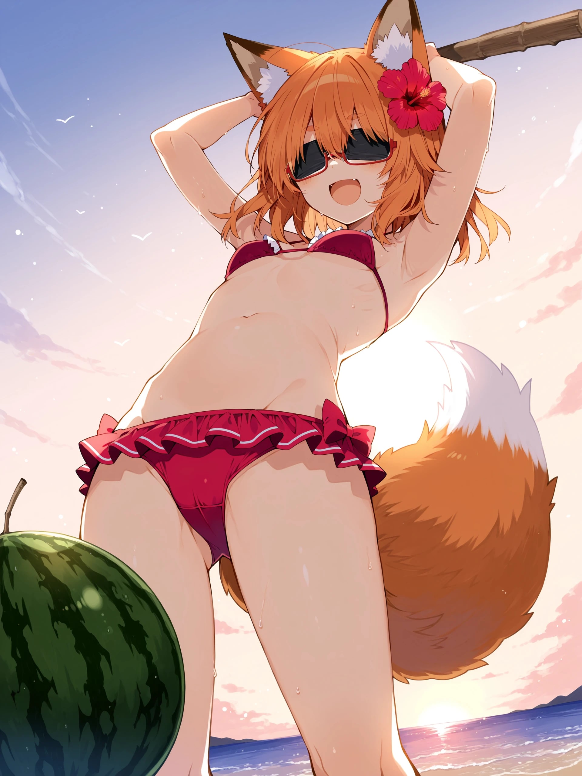 スイカ割り