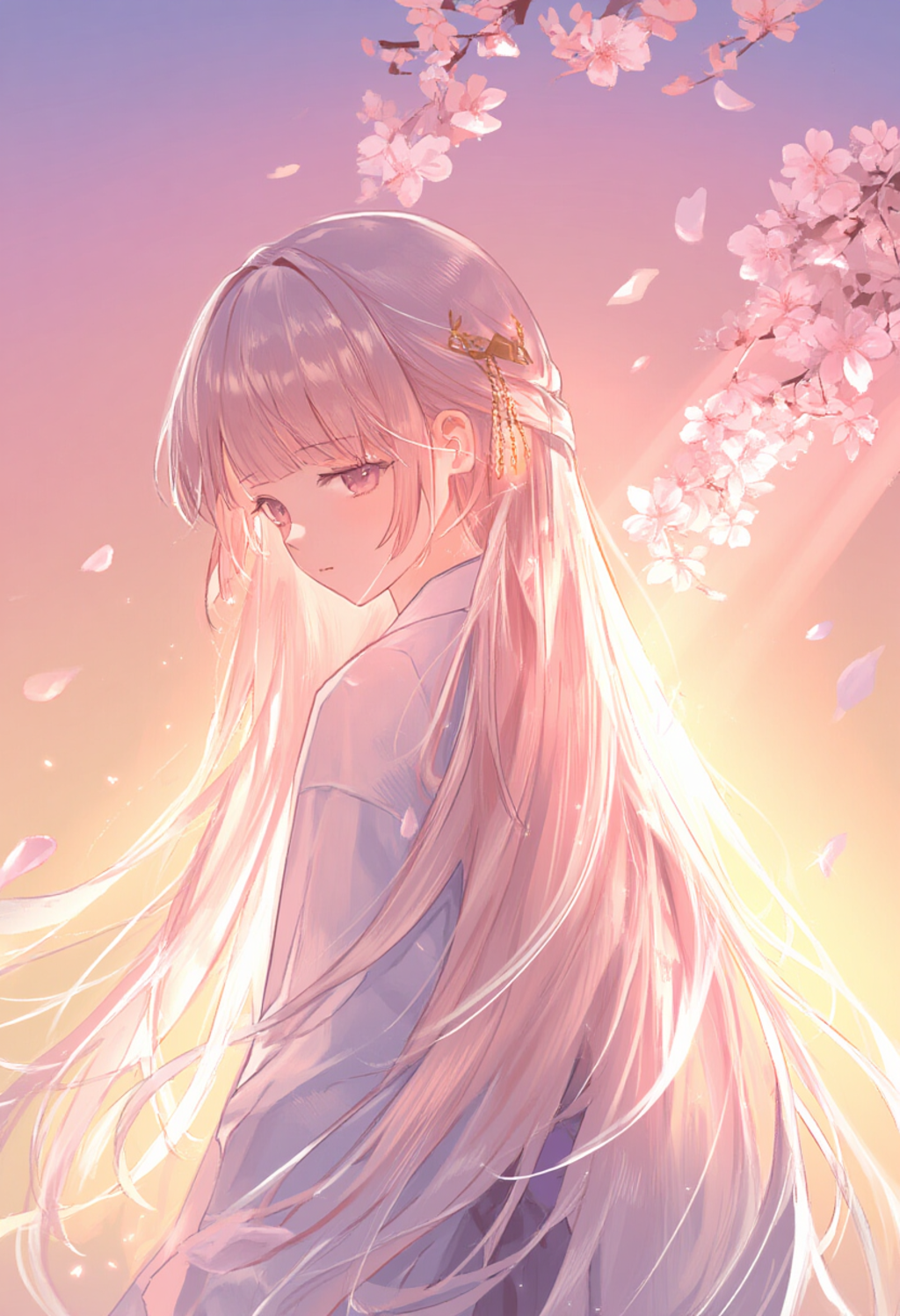 Cherry Blossom Sunset