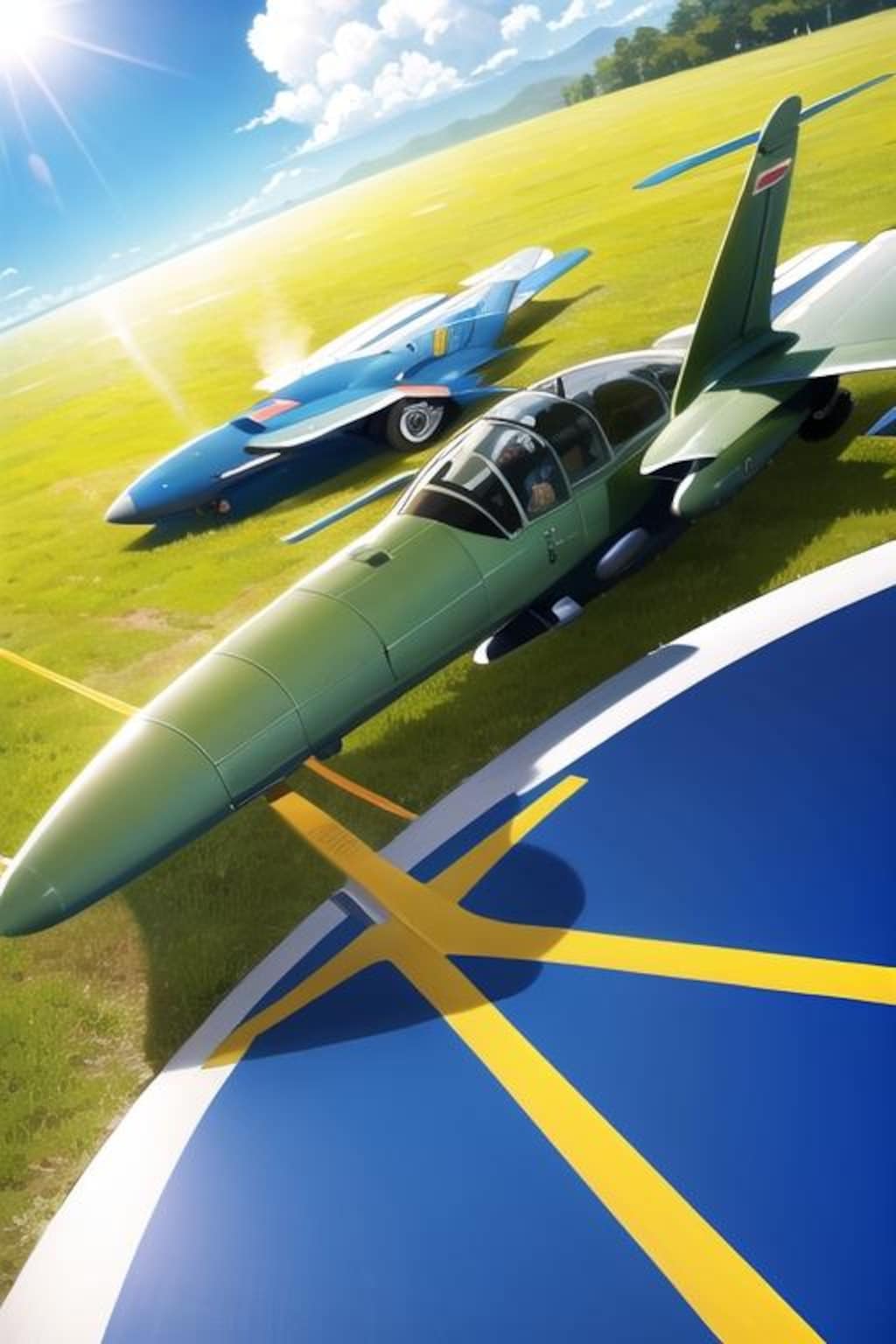 震電戦闘機イメージ