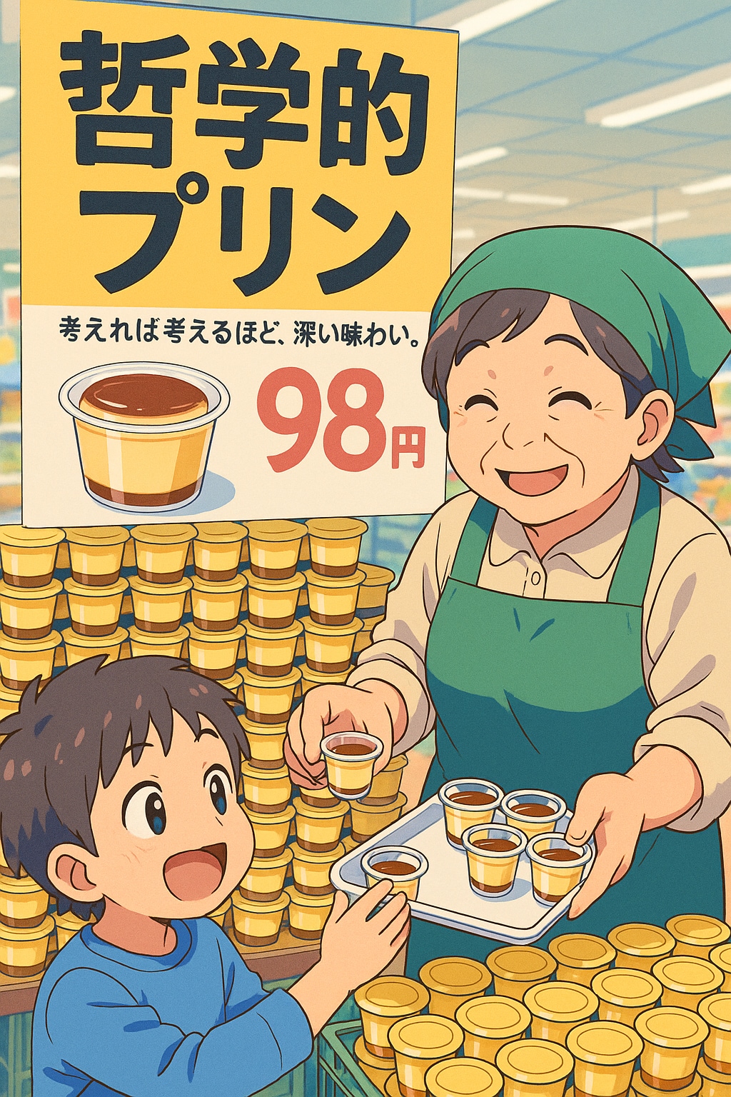 試食品・哲学的プリン