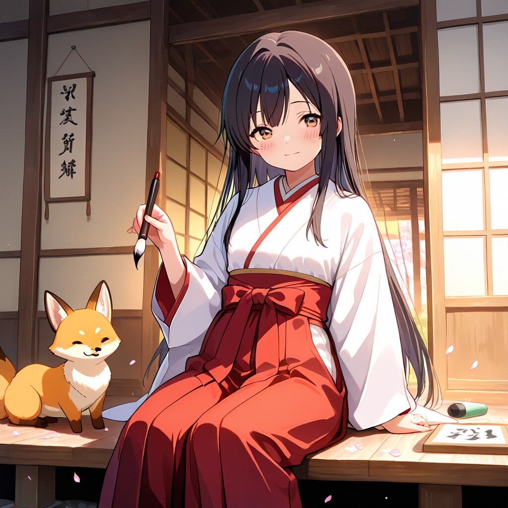 きつねとみこさん | の人気AIイラスト・グラビア