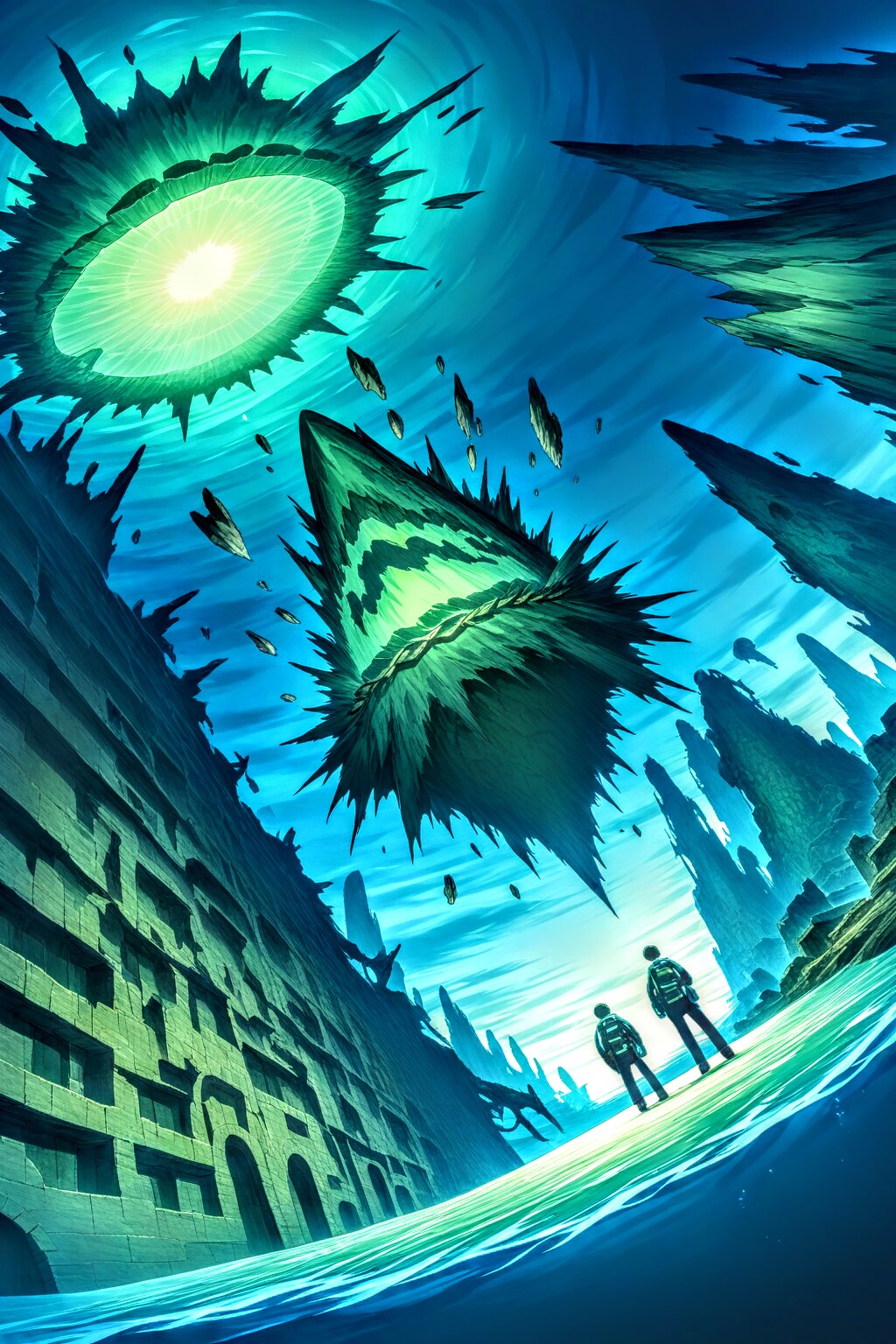 空に浮かぶ円環