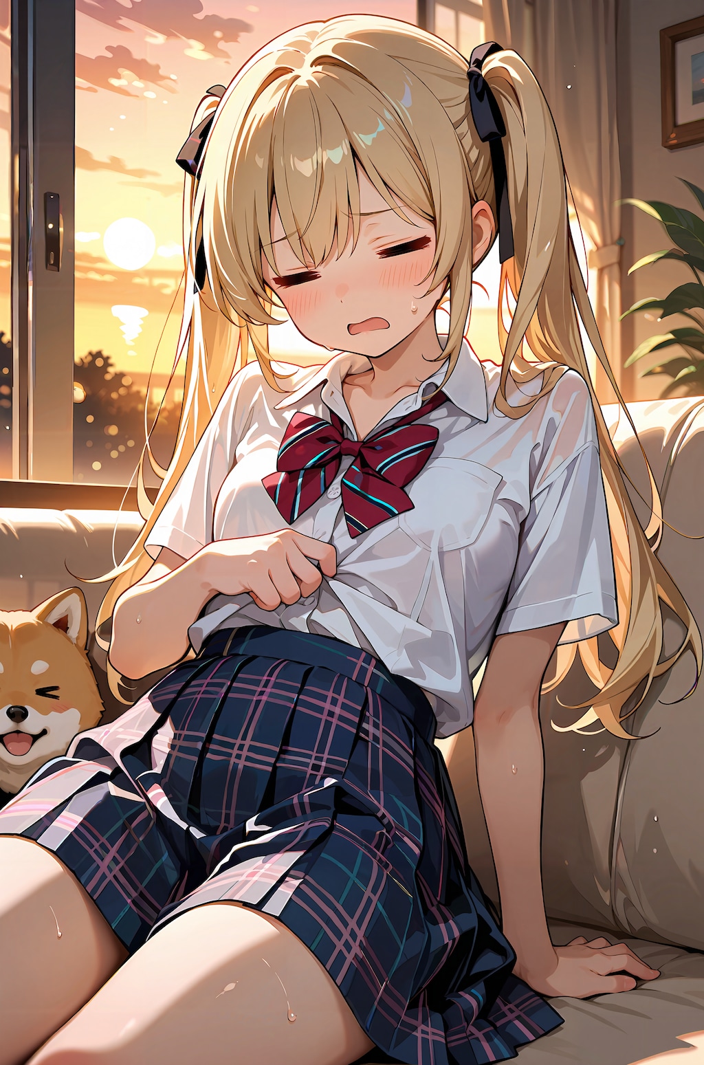 今日も暑かった～(;^ω^)