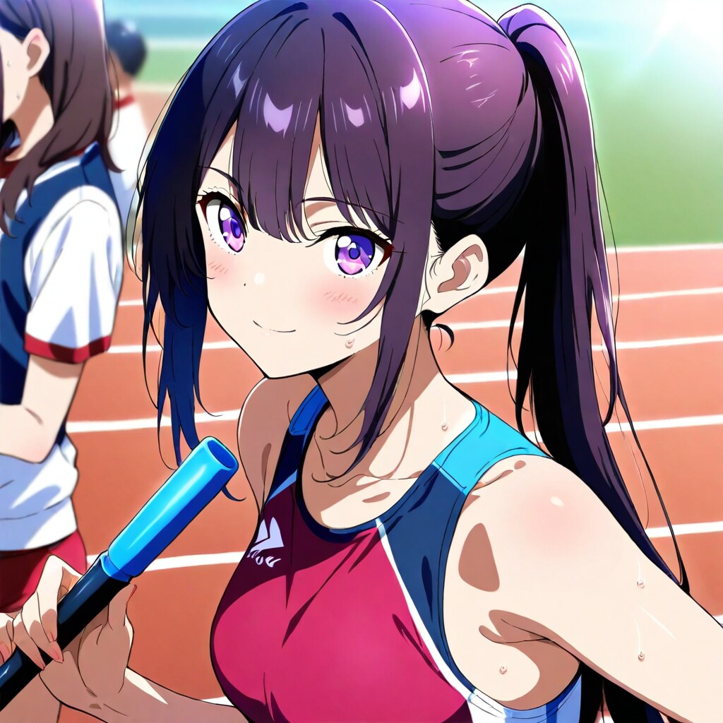 陸上部の記録会