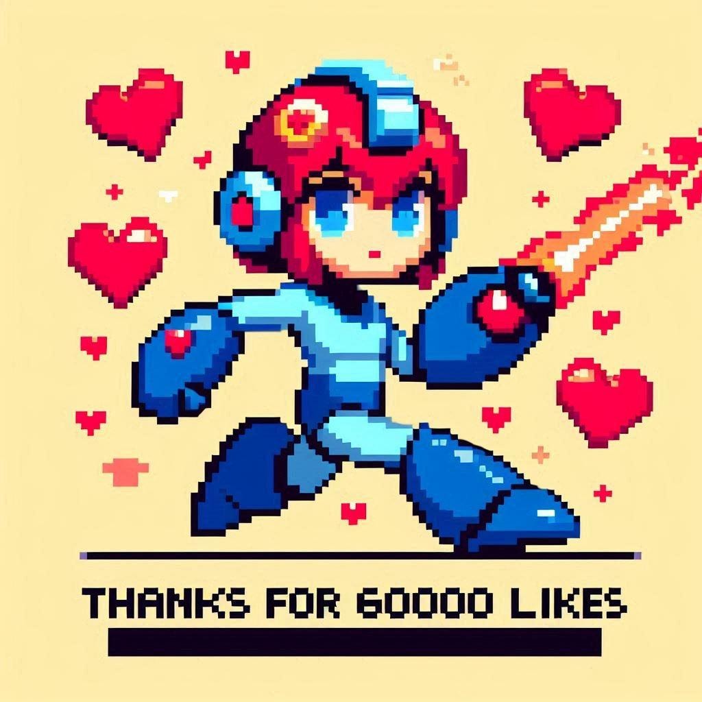 60000いいねありがとうございます