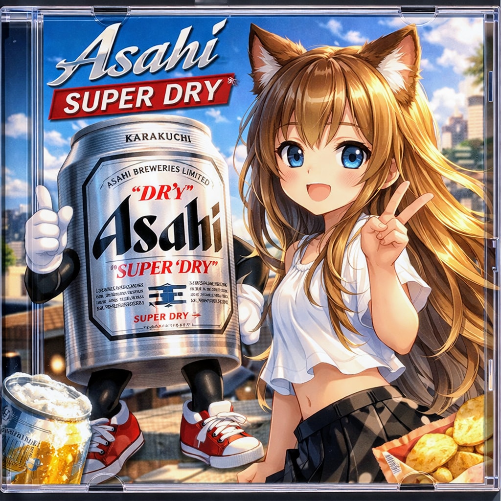 ジャケ写風の小さな女の子