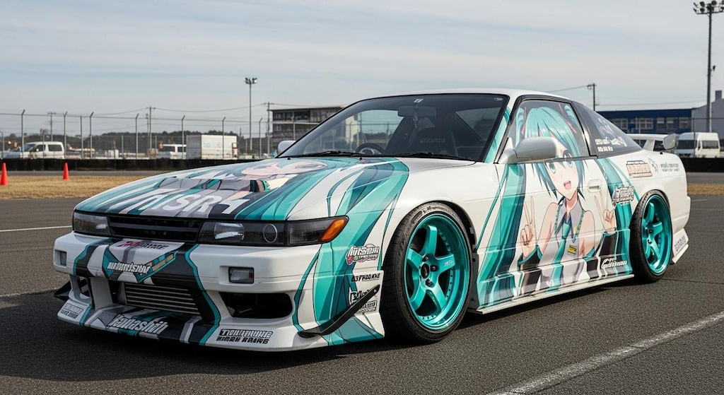 初音ミク痛車シルエイティ