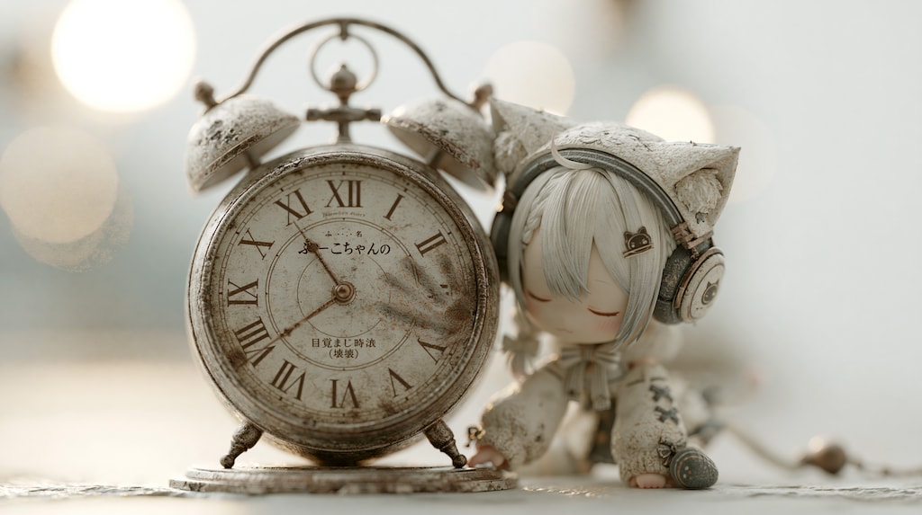 ふーこちゃんの目覚まし時計(借)