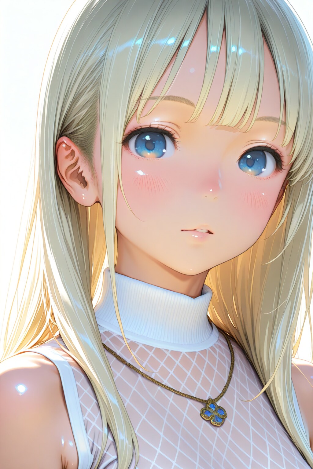 白い睫毛を採描できない