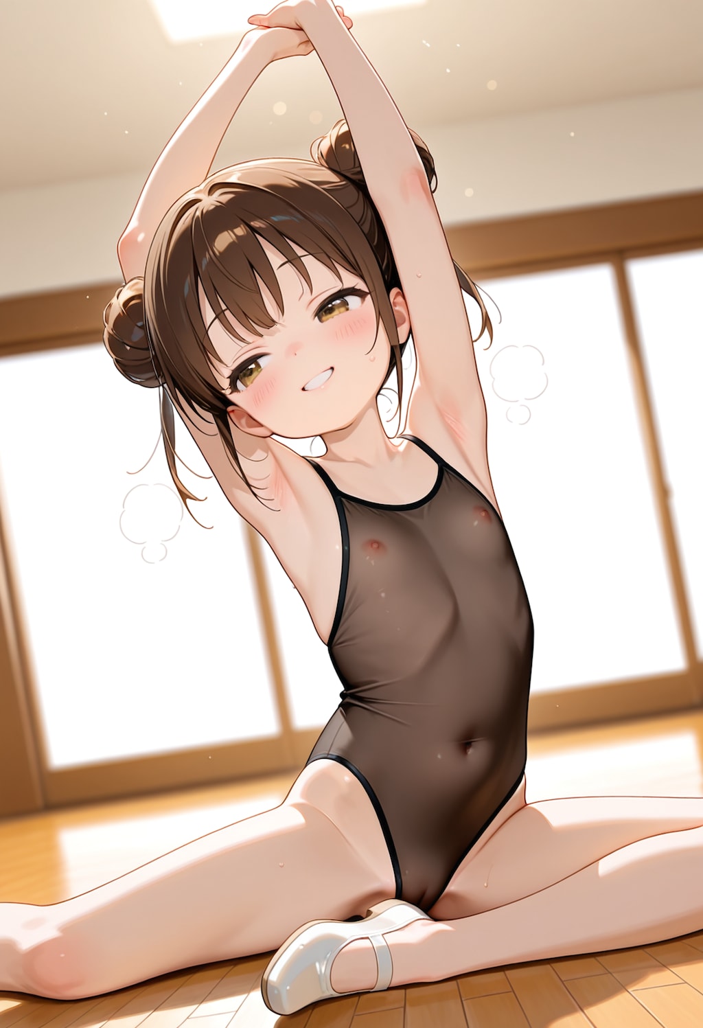 レオタードストレッチ