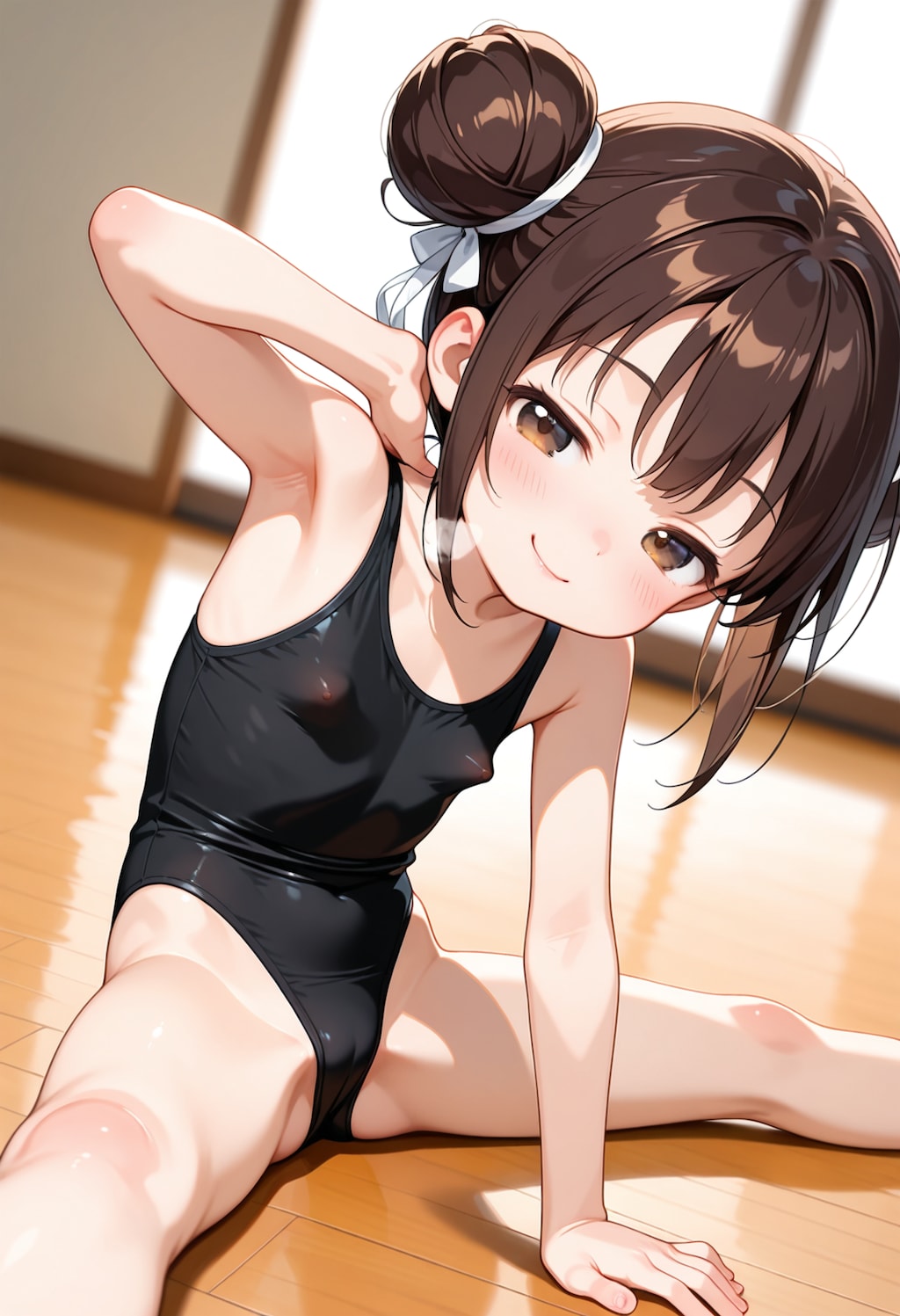 レオタードストレッチ