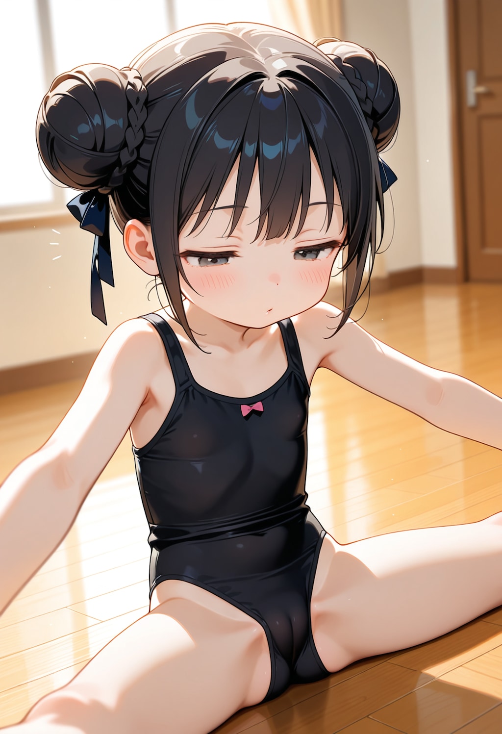 レオタードストレッチ