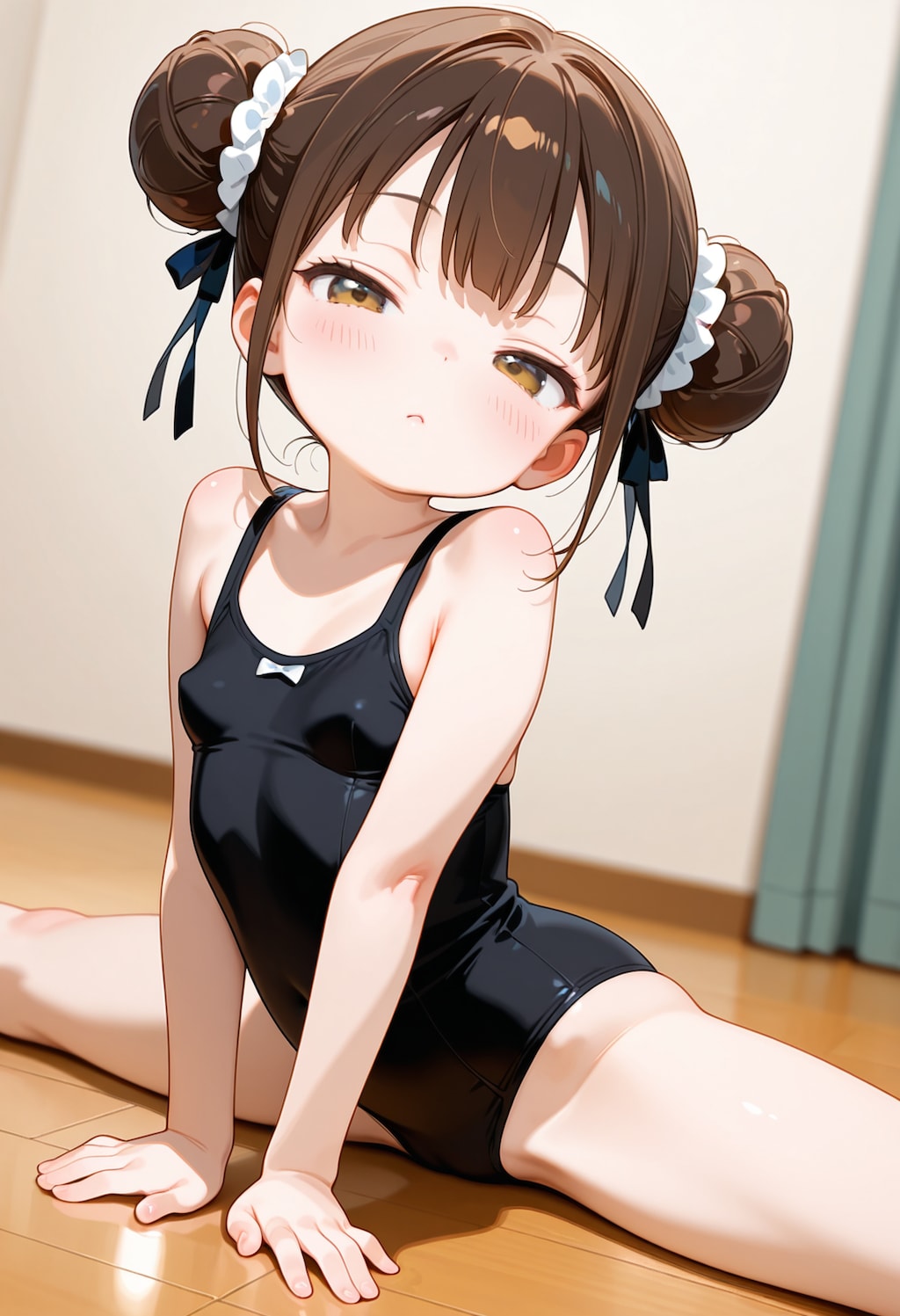 レオタードストレッチ