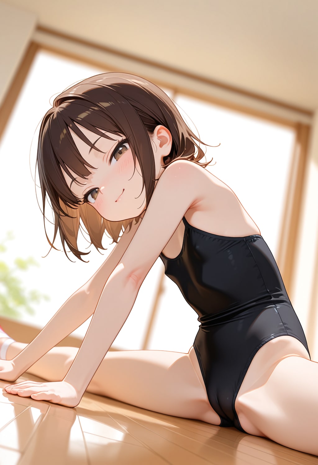 レオタードストレッチ