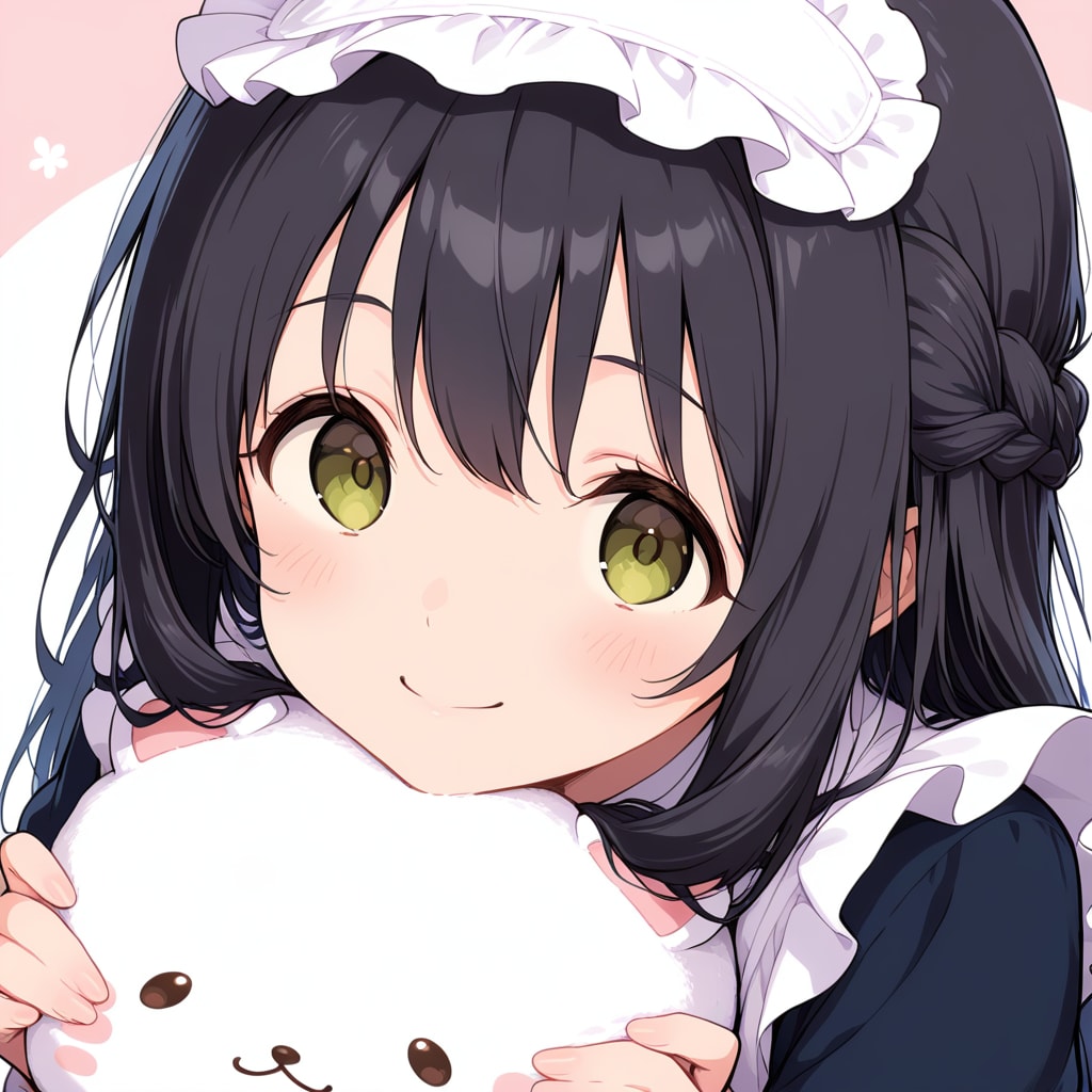 もふもふと少女