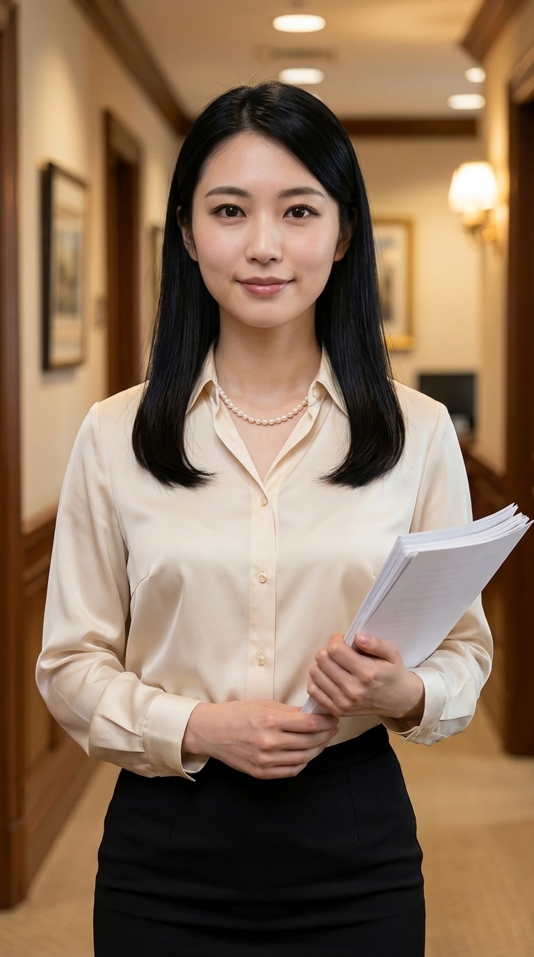オフィスの廊下ですれ違いざま。「先輩、ちょっとお時間いいですか？」