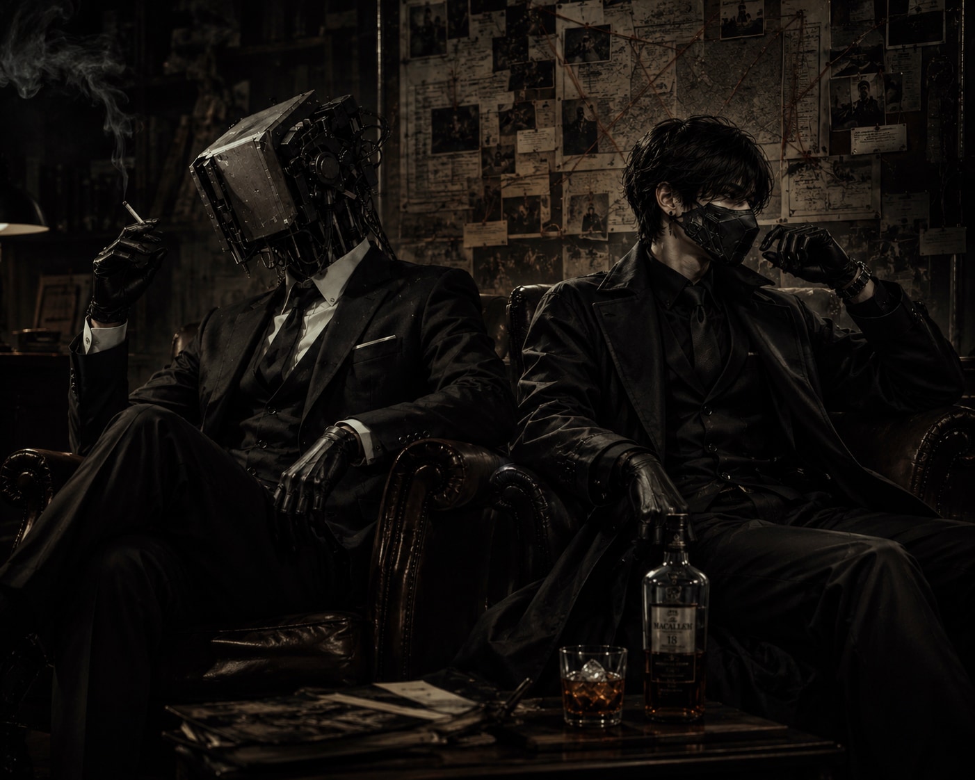【楽曲あり】黒い相棒 -探偵事務所-