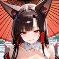 雨と傘と赤城（アズールレーン） 4枚目